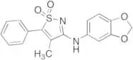 N-1,3-Benzodioxol-5-yl-4-methyl-5-phenyl-3-isothiazolamine 1,1-Dioxide