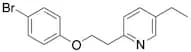 2-[2-(4-Bromophenoxy)ethyl]-5-ethylpyridine