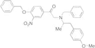 2-(Benzyl(1-(4-methoxyphenyl)propan-2-yl)amino)-1-(4-(benzyloxy)-3-nitrophenyl)ethanone