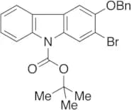 3-Benzyloxy-2-bromo-9H-carbazole N-Carboxylic Acid tert-Butyl Ester