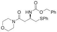 N-Benzyloxycarbonyl-4-[(3R)-3-amino-1-oxo-4-(phenylthio)butyl]morpholine
