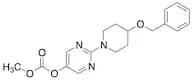 2-(4-(benzyloxy)piperidin-1-yl)pyrimidin-5-yl Methyl Carbonate