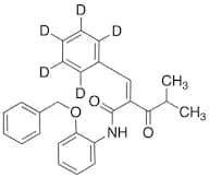 N-2-Benzyloxyphenyl α-Benzilidene-d5 Isobutyrylacetamide