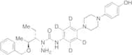 1-((2S,3S)-2-(Benzyloxy)pentan-3-yl)-N-(4-(4-(4-hydroxyphenyl)piperazin-1-yl)(phenyl-d4))hydrazine…