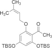 Bis-OTBS-6-[(3-methyl-2-buten-1-yl)oxy]phenyl]ethanone
