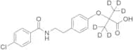Bezafibrate-d6 (dimethyl-d6)
