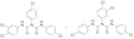 Mixture of [3,5-Bis(4-chlorophenyl)-1-(3,4-dichlorophenyl)biuret + 1,5-Bis(4-chlorophenyl)-3-(3,4-…