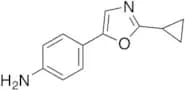 4-(2-Cyclopropyl-1,3-oxazol-5-yl)aniline