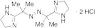1,2-Bis(2-(4,5-dihydro-1H-imidazol-2-yl)propan-2-yl)diazene Dihydrochloride