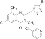 2-[3-Bromo-1-(3-chloro-2-pyridinyl)-1H-pyrazol-5-yl]-6-chloro-3,8-dimethyl-4(3H)-quinazolinone