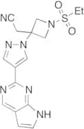 2-(3-(4-(7H-Pyrrolo[2,3-d]pyrimidin-2-yl)-1H-pyrazol-1-yl)-1-(ethylsulfonyl)azetidin-3-yl)acetonit…
