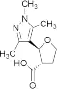trans-2-(Trimethyl-1H-pyrazol-4-yl)oxolane-3-carboxylic Acid
