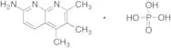 5,6,7-Trimethyl-1,8-naphthyridin-2-amine Phosphate