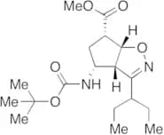 (3aS,4S,6R,6aR)-6-(N-Boc-amino)-3-(1-ethylpropyl)-3a,5,6,6a-tetrahydro-4H-cyclopent[d]isoxazole-4-…