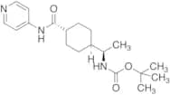 (1R)-trans-4-[N-Boc-1-aminoethyl]-N-4-pyridinyl-cyclohexanecarboxamide (~90% R)