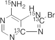 8-Bromoadenine-13C2,15N2