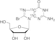8-Bromoguanosine-13C2,15N