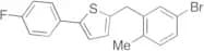 2-[(5-Bromo-2-methylphenyl)methyl]-5-(4-fluorophenyl)thiophene