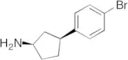 (1R,3S)-3-(4-Bromophenyl)cyclopentanamine
