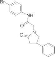 N-(4-Bromophenyl)-2-oxo-4-phenyl-1-pyrrolidineacetamide