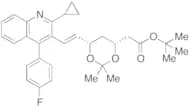 t-Butyl (3R,5S)-7-[2-Cyclopropyl-4-(4-fluorophenyl)quinolin-3-yl]-3,5-isopropylidenedioxy-6-hepten…