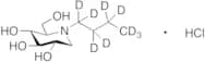 N-Butyldeoxynojirimycin Hydrochloride-d9