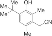 4-tert-Butyl-3-hydroxy-2,6-dimethylphenylacetonitrile
