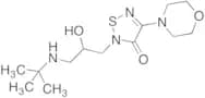 2-(3-(tert-Butylamino)-2-hydroxypropyl)-4-morpholino-1,2,5-thiadiazol-3(2H)-one (>90%)