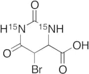 5-Bromohexahydro-2,6-dioxo-4-pyrimidinecarboxylic Acid-15N2
