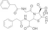 (4S)-2-(Carboxy(2-phenylacetamido)methyl)-5,5-dimethyl-3-((2-phenylacetyl)glycyl)thiazolidine-4-ca…
