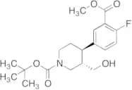 tert-Butyl(3S,4R)-4-[4-fluoro-3-(methoxycarbonyl)phenyl]-3-(hydroxymethyl)piperidine-1-carboxylate