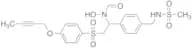 N-[[4-[2-[[4-(2-Butyn-1-yloxy)phenyl]sulfonyl]-1-(formylhydroxyamino)ethyl]phenyl]methyl]methanesu…
