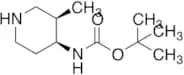 cis-4-((tert-Butyloxycarbonyl)amino)-3-methylpiperidine