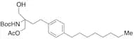2-((tert-Butoxycarbonyl)amino)-2-(hydroxymethyl)-4-(4-octylphenyl)butyl Acetate
