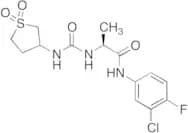 (2S)​-N-​(3-​chloro-​4-​fluorophenyl)​-​2-​[[[(tetrahydro-​1,​1-​dioxido-​3-​thienyl)​amino]​carbo…