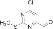 6-Chloro-2-(methylthio)pyrimidine-4-carbaldehyde