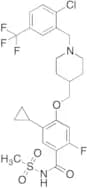 4-[[1-[[2-Chloro-5-(trifluoromethyl)phenyl]methyl]-4-piperidinyl]methoxy]-5-cyclopropyl-2-fluoro-N…