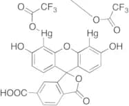 6-Carboxyfluorescein-4',5'-bis(2,2,2-trifluoroacetato)-di Mercurate