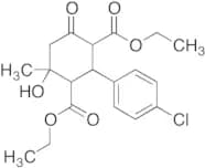 2-(4-Chlorophenyl)-4-hydroxy-4-methyl-6-oxo-1,3-Cyclohexanedicarboxylic Acid Diethyl Ester