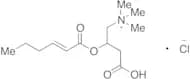 3-Carboxy-N,N,N-trimethyl-2-[(1-oxo-2-hexen-1-yl)oxy]-1-propanaminium Chloride Salt