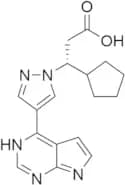 (betaR)​-β-​Cyclopentyl-​4-​(7H-​pyrrolo[2,​3-​d]​pyrimidin-​4-​yl)​-1H-​pyrazole-​1-​propanoic Ac…
