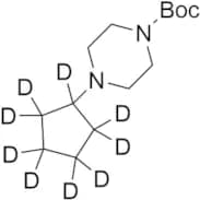 4-(Cyclopentyl)piperazine-1-carboxylate-d9 tert-Butyl Ester