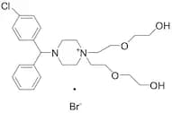 4-((4-Chlorophenyl)(phenyl)methyl)-1,1-bis(2-(2-hydroxyethoxy)ethyl)piperazin-1-ium Bromide