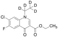 7-​Chloro-​1-​ethyl-​6-​fluoro-​1,​4-​dihydro-​4-​oxo-3-​quinolinecarboxylic Acid Ethyl-d5 Ester
