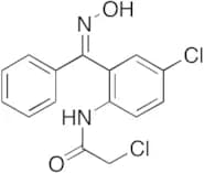 2-Chloro-N-[4-chloro-2-[(hydroxyimino)phenylmethyl]phenyl]acetamide