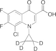 8-Chloro-1-cyclopropyl-6,7-difluoro-1,4-dihydro-4-oxo-3-quinolinecarboxylic Acid-d4