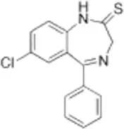 7-Chloro-1,3-dihydro-5-phenyl-2H-1,4-benzodiazepine-2-thione