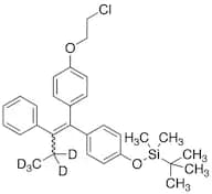 (3,3,4,4,4-d5)-(E/Z)-1-[4-(2-Chloroethoxy)phenyl]-1-[4-(t-butyldimethylsilyloxy)phenyl]-2-phenyl-1…