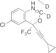 (4S)-6-Chloro-4-(2-cyclopropylethynyl)-1,4-dihydro-4-(trifluoromethyl)-2H-3,1-benzoxazine-d2 ,13C1