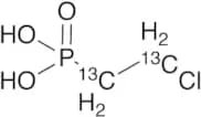 (2-Chloroethane)phosphonic Acid-13C2